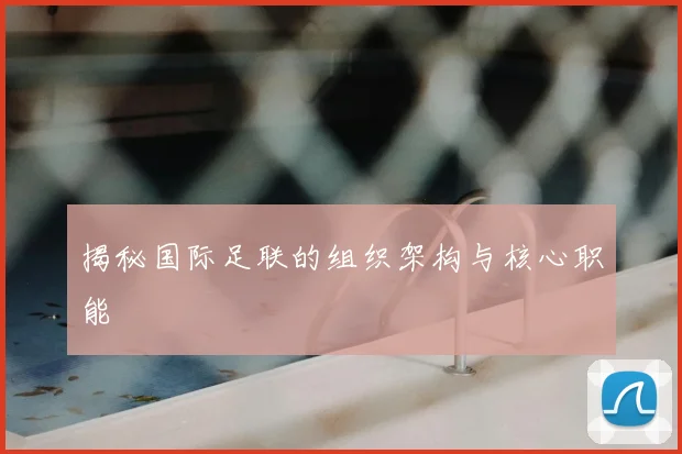 揭秘国际足联的组织架构与核心职能